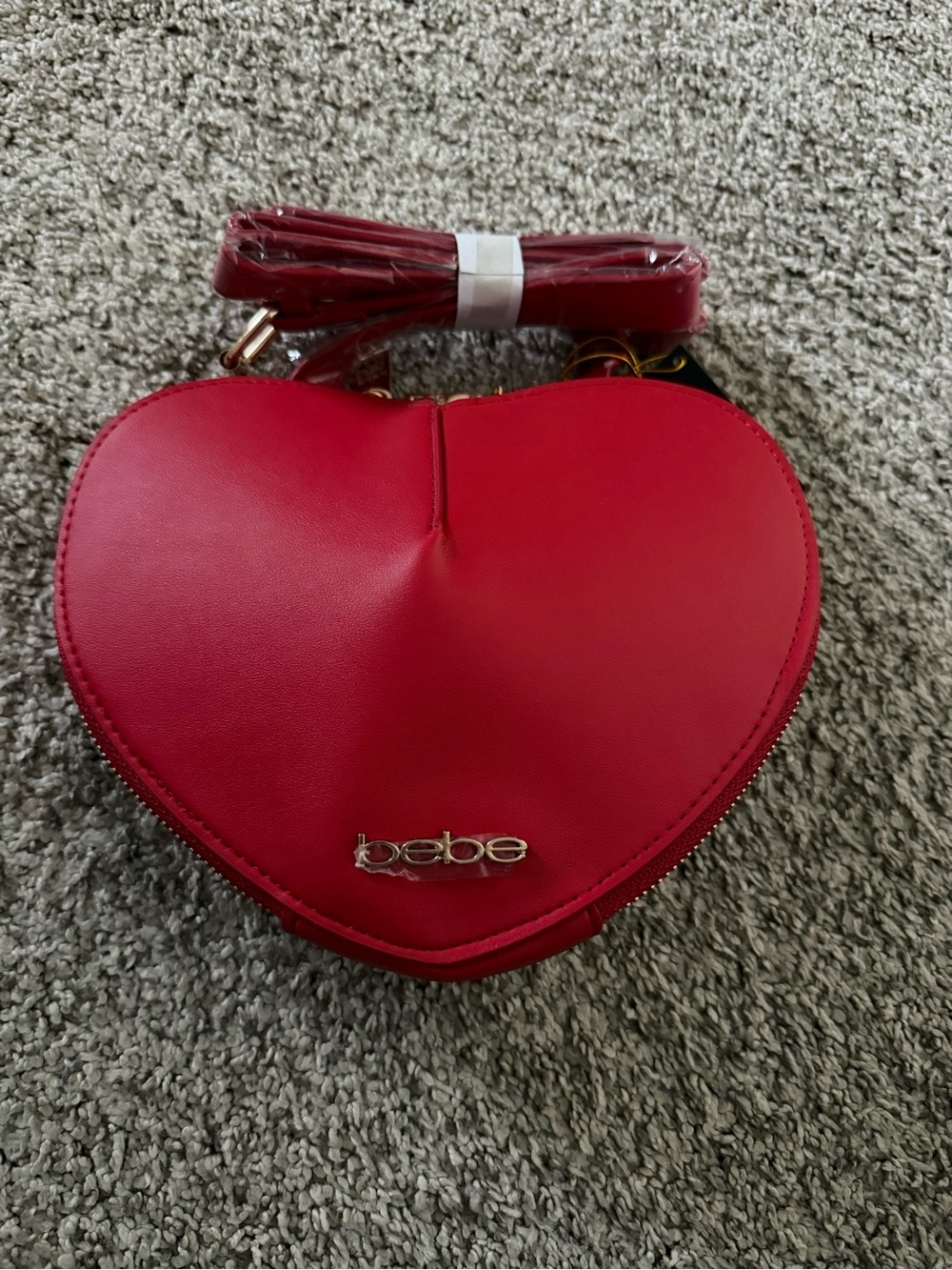 Bebe Malou Heart Crossbody Bag – Red – New With Tags ❤️